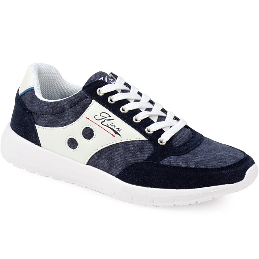 Ανδρικά sneakers με ελαστική σόλα Μπλε