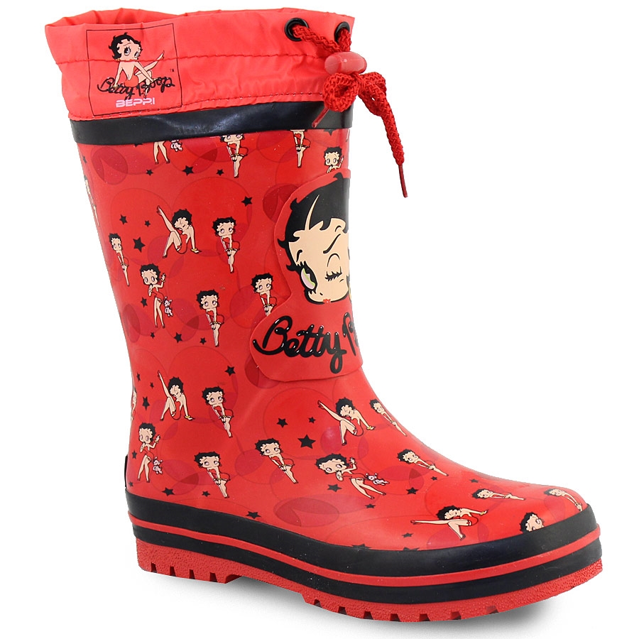 Γαλότσες παιδικές Betty Boop Κόκκινο
