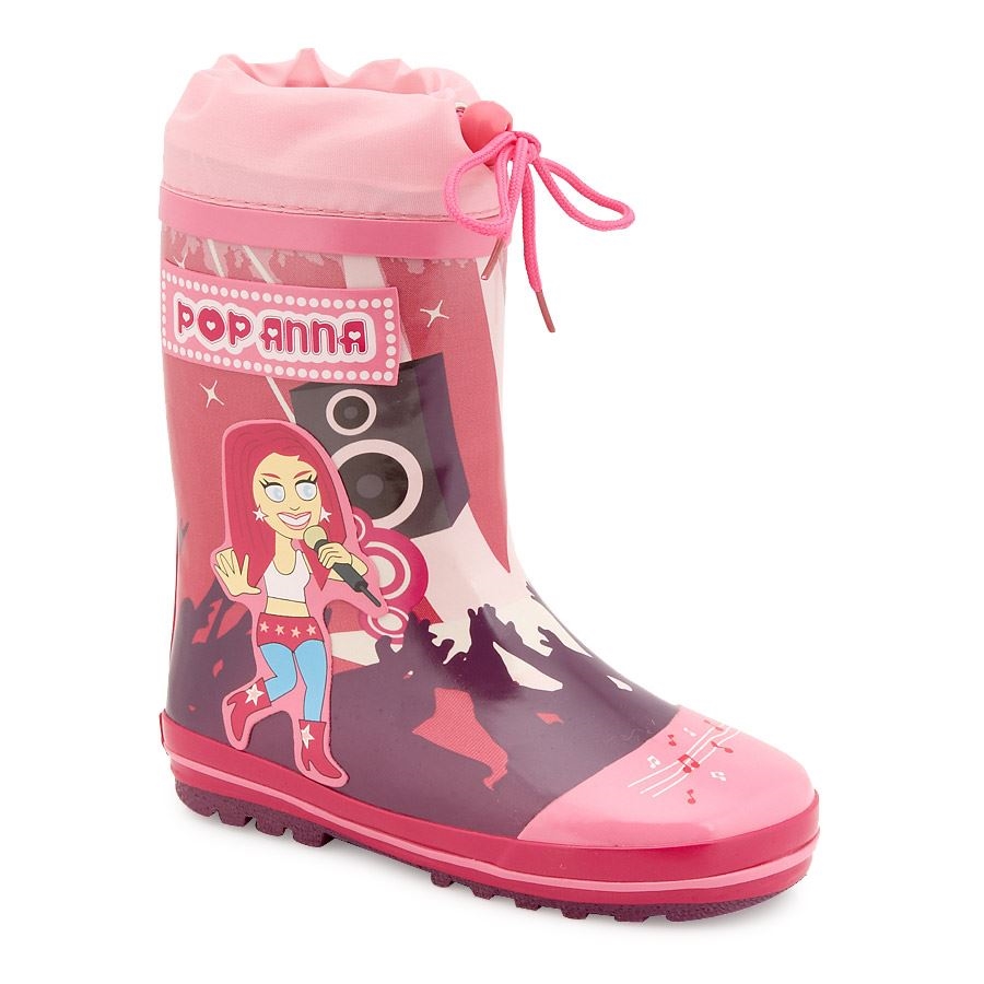Γαλότσες παιδικές pop anna Φούξια