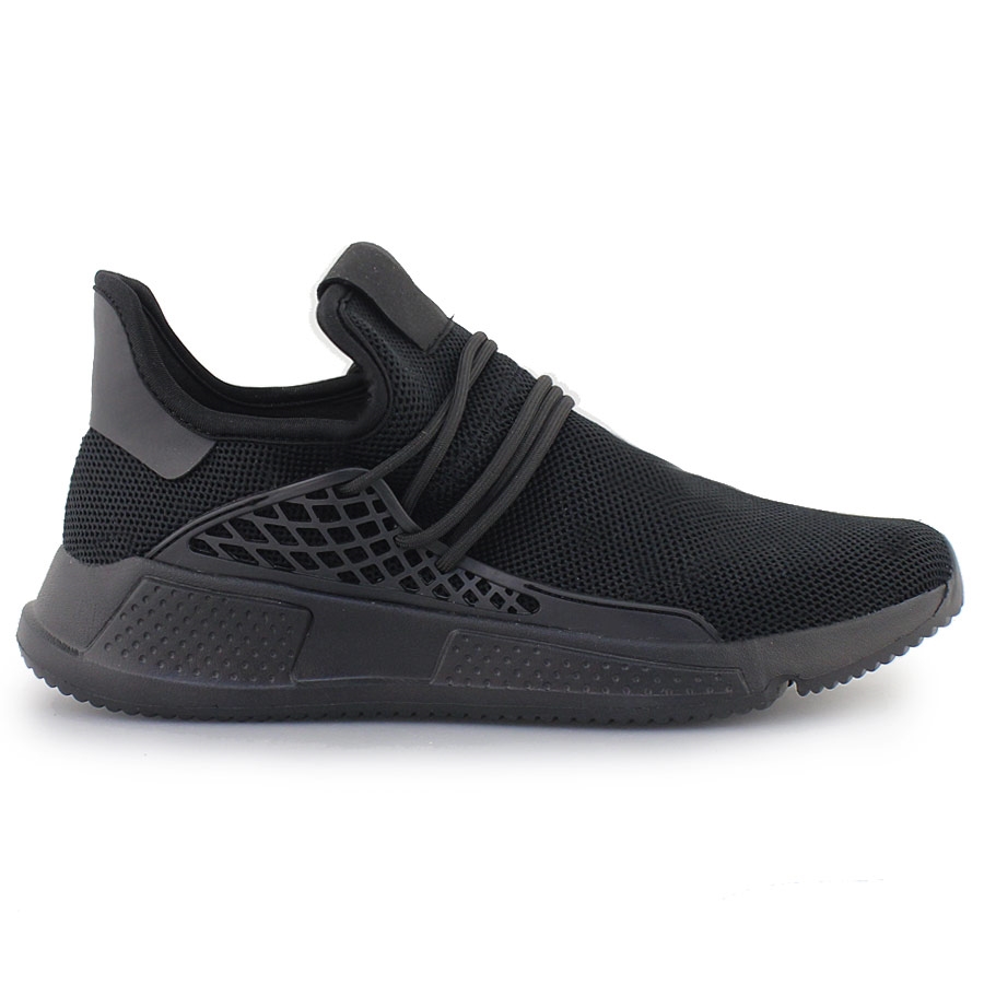 Ανδρικά sneakers με ανάγλυφα σχέδια Μαύρο