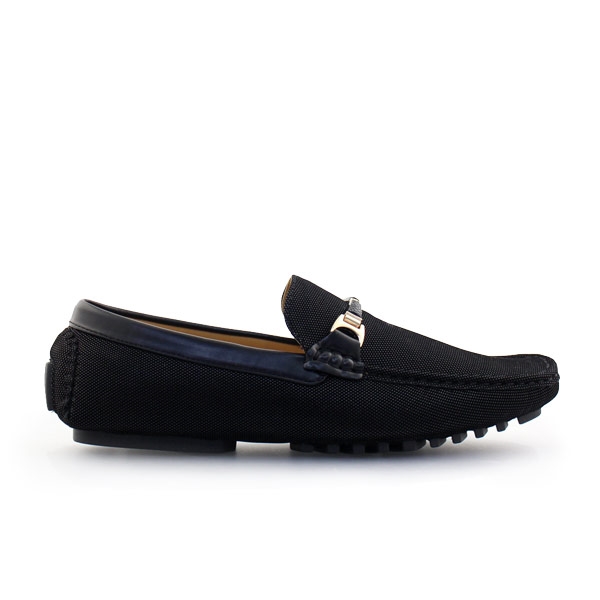 Ανδρικά loafers σε απλή γραμμή Μαύρο