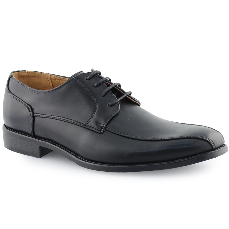 Ανδρικά loafers με διακοσμητικές ραφές Μαύρο