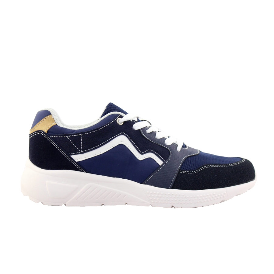 Ανδρικά sneakers με χρωματιστές λεπτομέρειες Navy