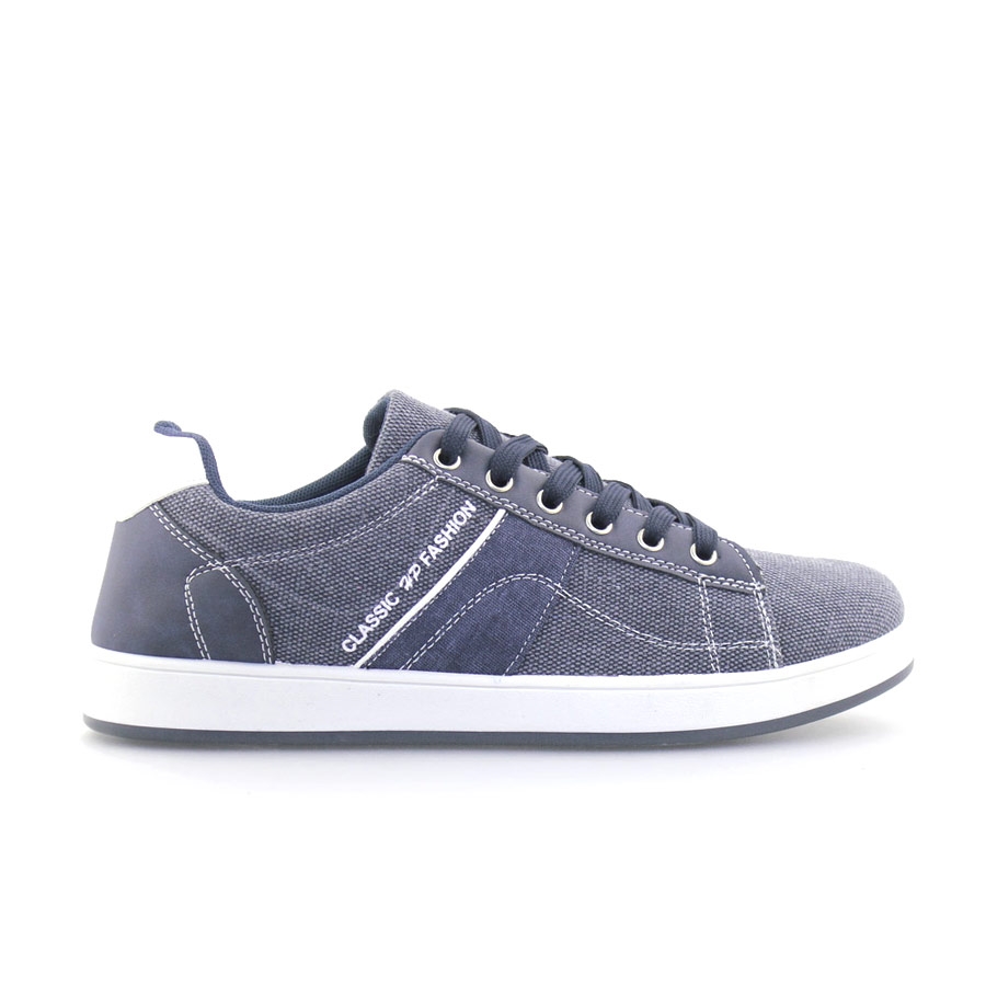 Ανδρικά sneakers με διακοσμητικές ραφές Μπλε