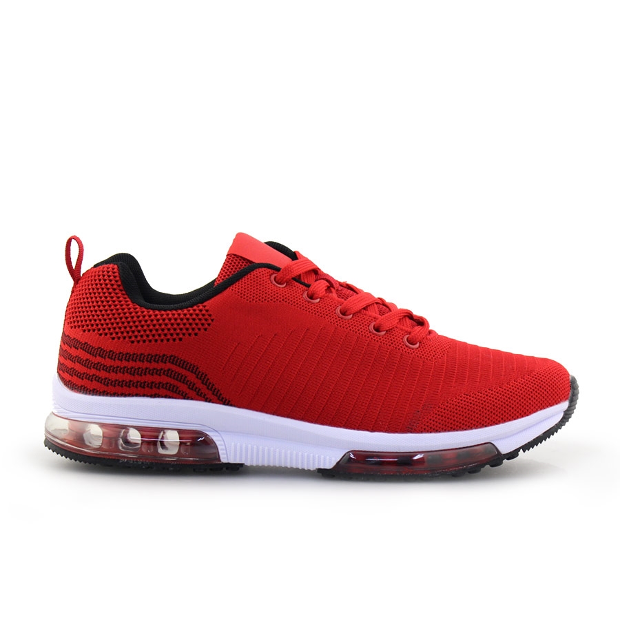 Ανδρικά sneakers με σχέδιο και αερόσολα Κόκκινο
