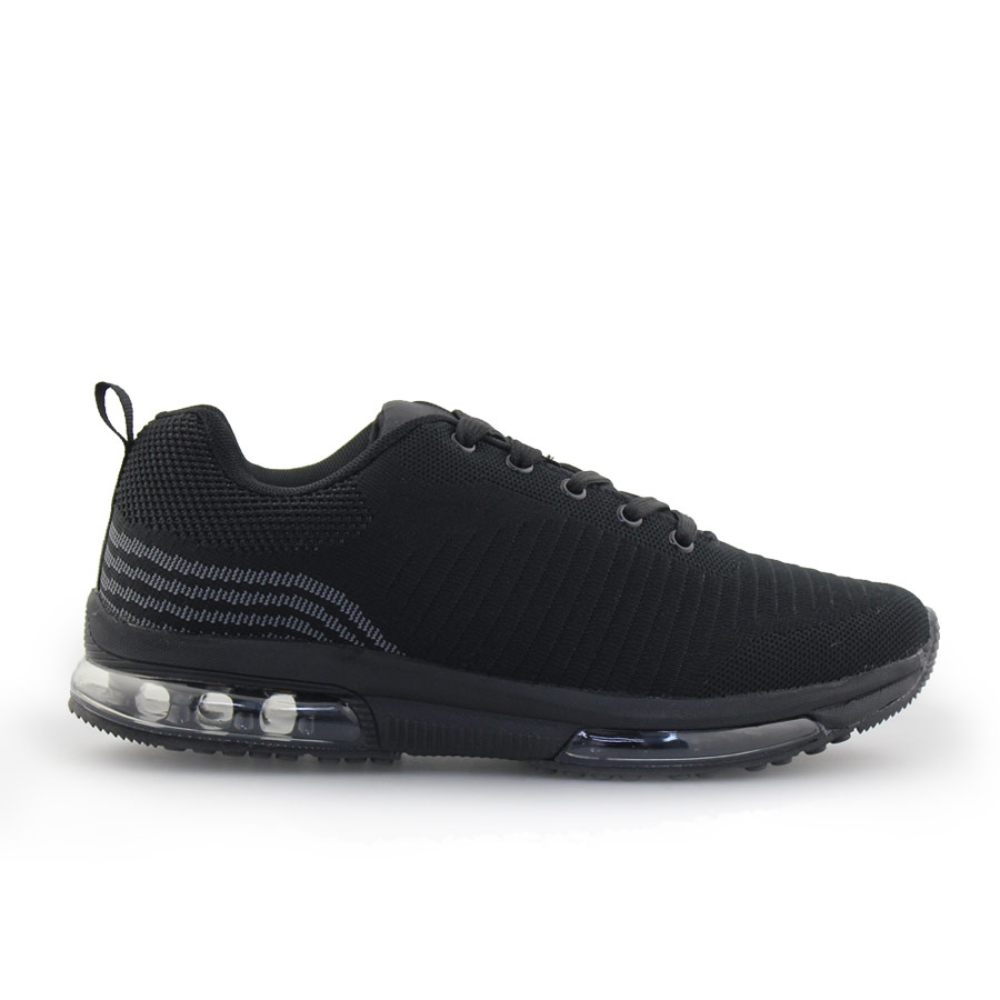 Ανδρικά sneakers με σχέδιο και αερόσολα Μαύρο