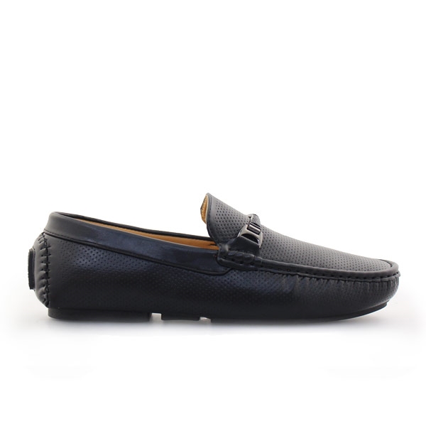 Ανδρικά loafers με λεπτομέρειες Μαύρο