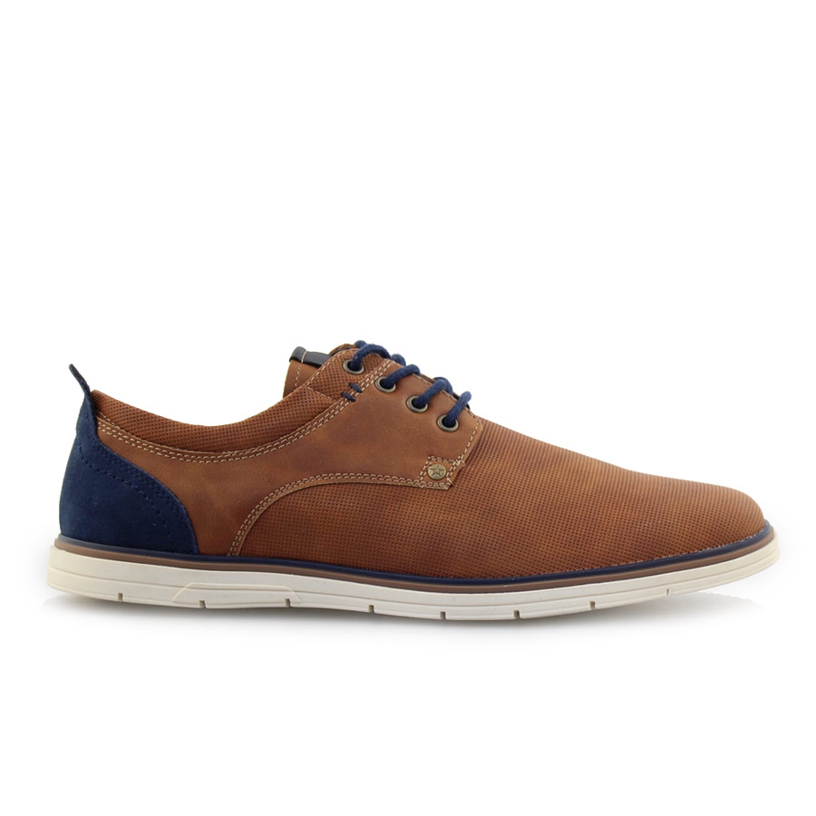 Ανδρικά loafers με διακοσμητική διχρωμία Ταμπά