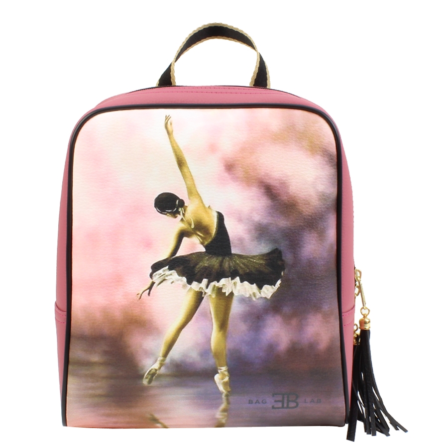 Γυναικεία σακίδια πλάτης με ballerina Ροζ