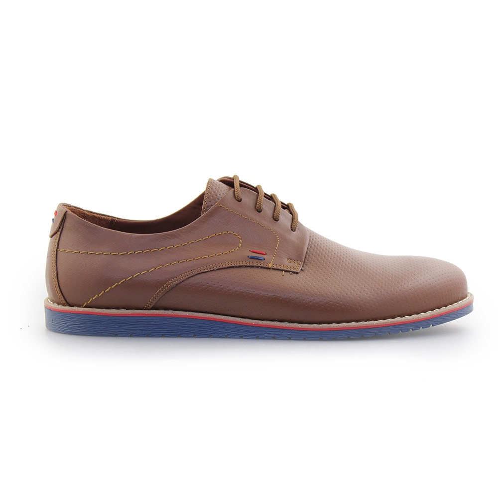 Ανδρικά loafers δερμάτινα με ανάγλυφο σχέδιο Ταμπά