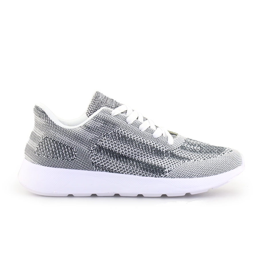 Ανδρικά sneakers με δίχρωμες λεπτομέρειες Γκρι