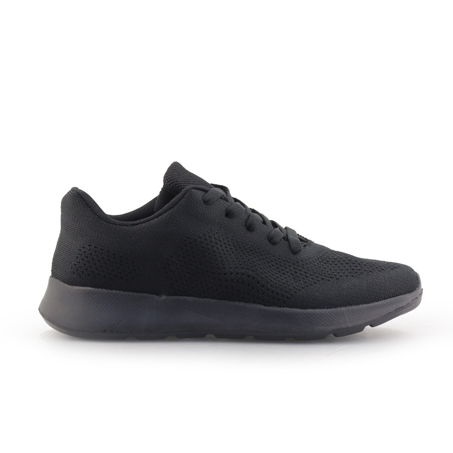 Ανδρικά sneakers με δίχρωμες λεπτομέρειες Μαύρο