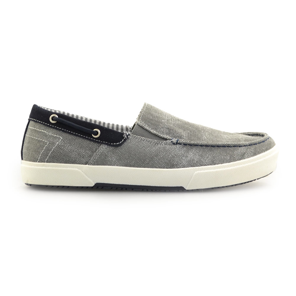 Ανδρικά loafers υφασμάτινα Γκρι