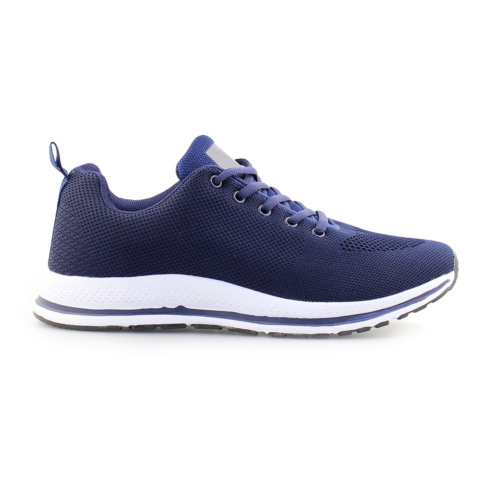 Ανδρικά sneakers με λεπτομέρεια στη σόλα Μπλε/Λευκό