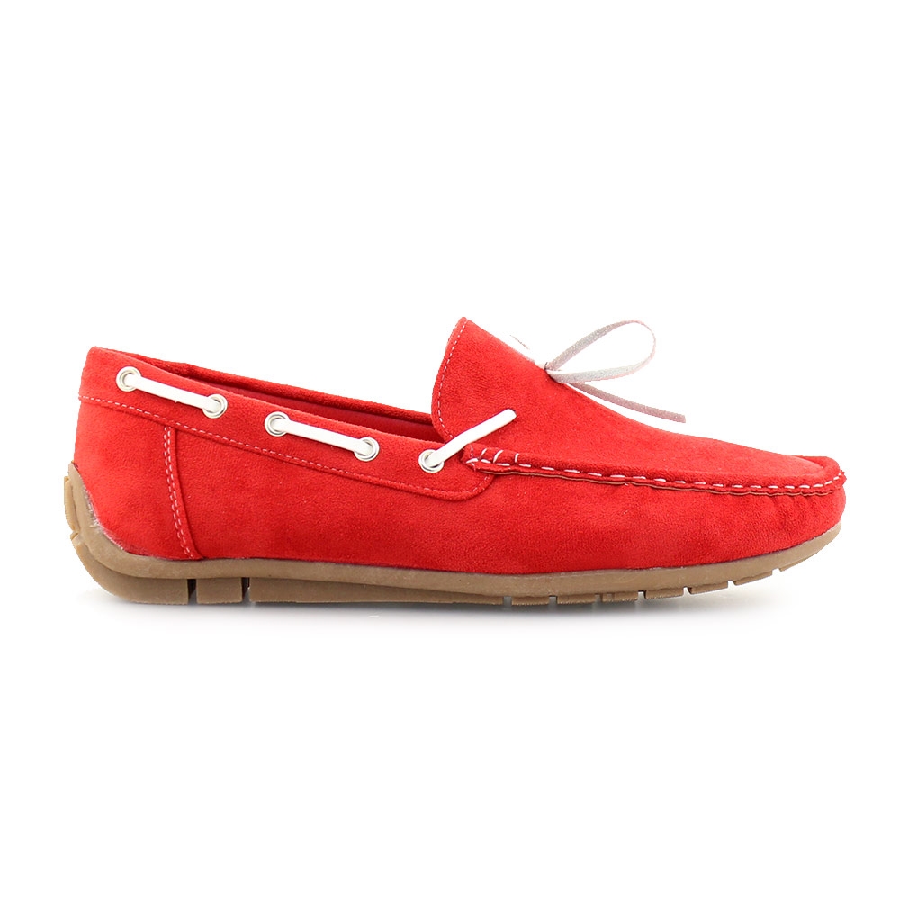 Ανδρικά loafers μονόχρωμα Κόκκινο