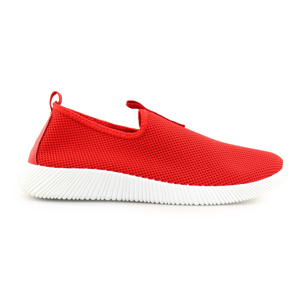 Ανδρικά sneakers ελαστικά Κόκκινο/Λευκό