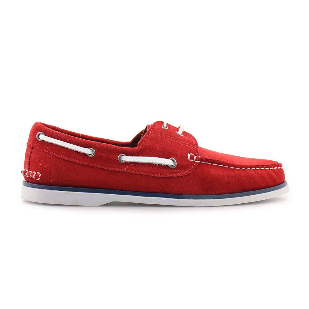 Ανδρικά loafers καστόρινα Κόκκινο