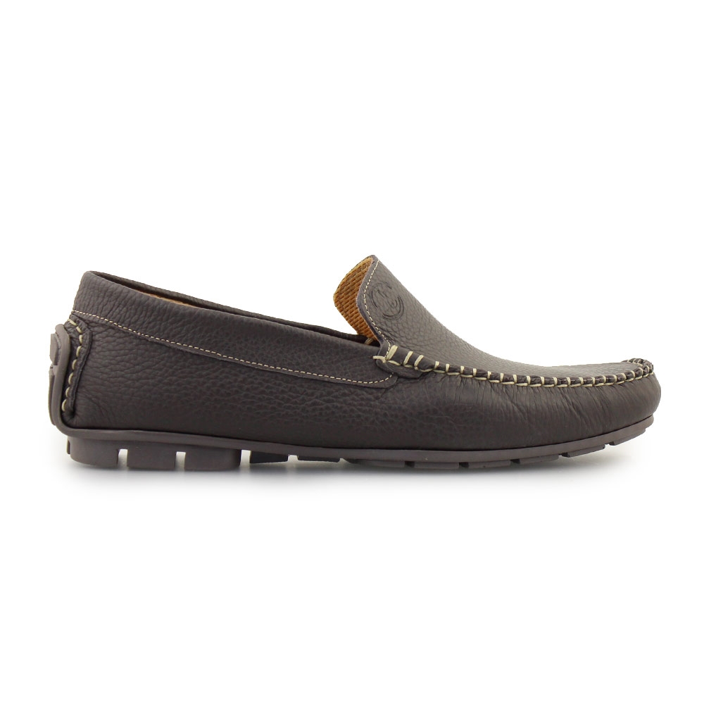 Ανδρικά δερμάτινα loafers Καφέ