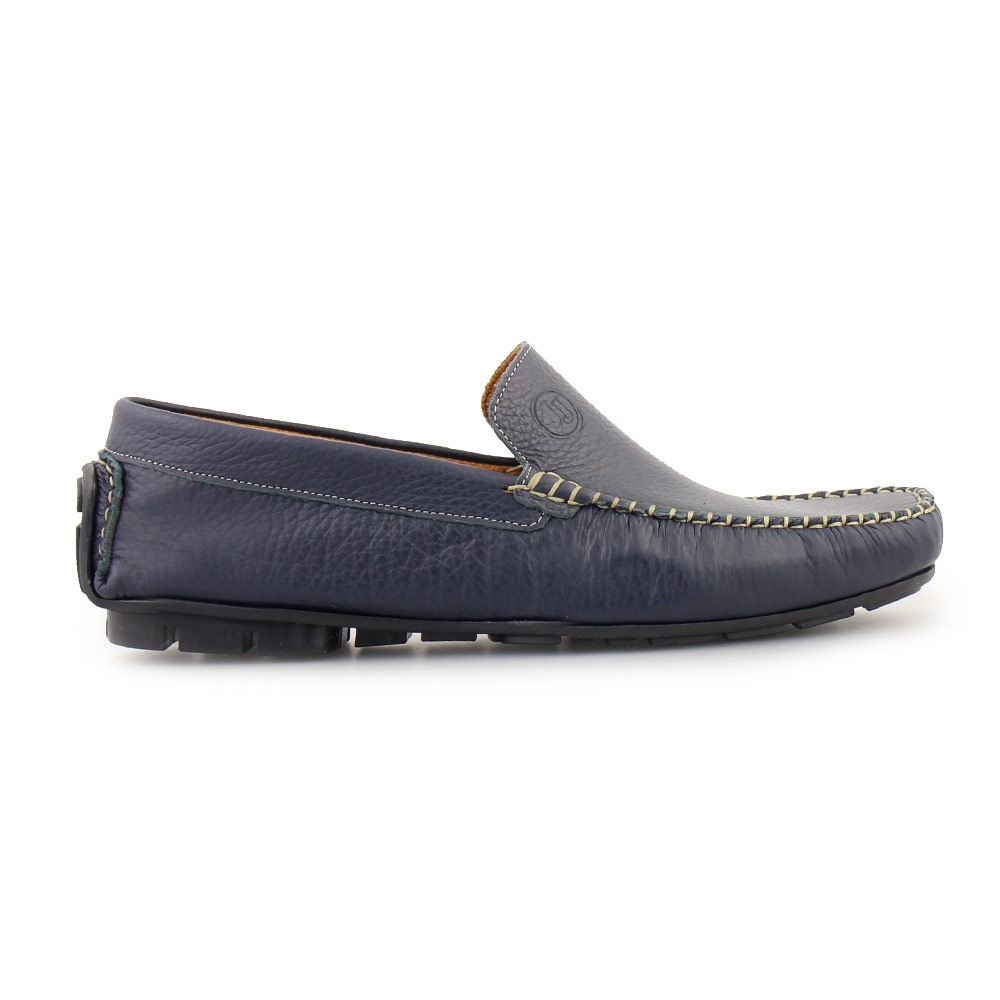 Ανδρικά δερμάτινα loafers Μπλε