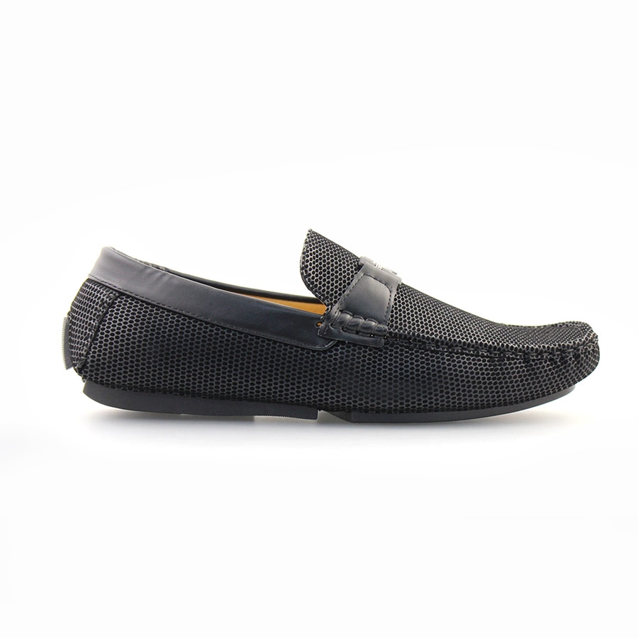 Ανδρικά loafers με αγκράφα Μαύρο