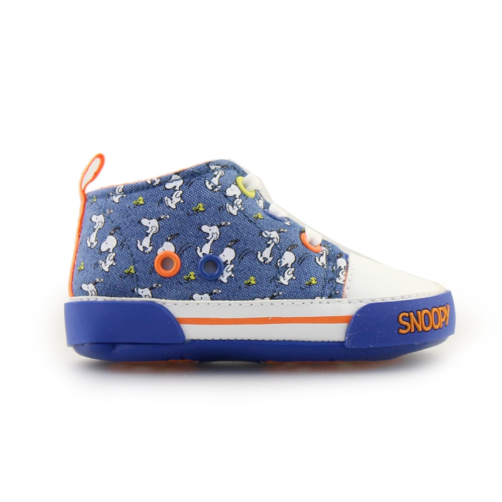 Παιδικά sneakers πολύχρωμα με το Snoopy Τζιν
