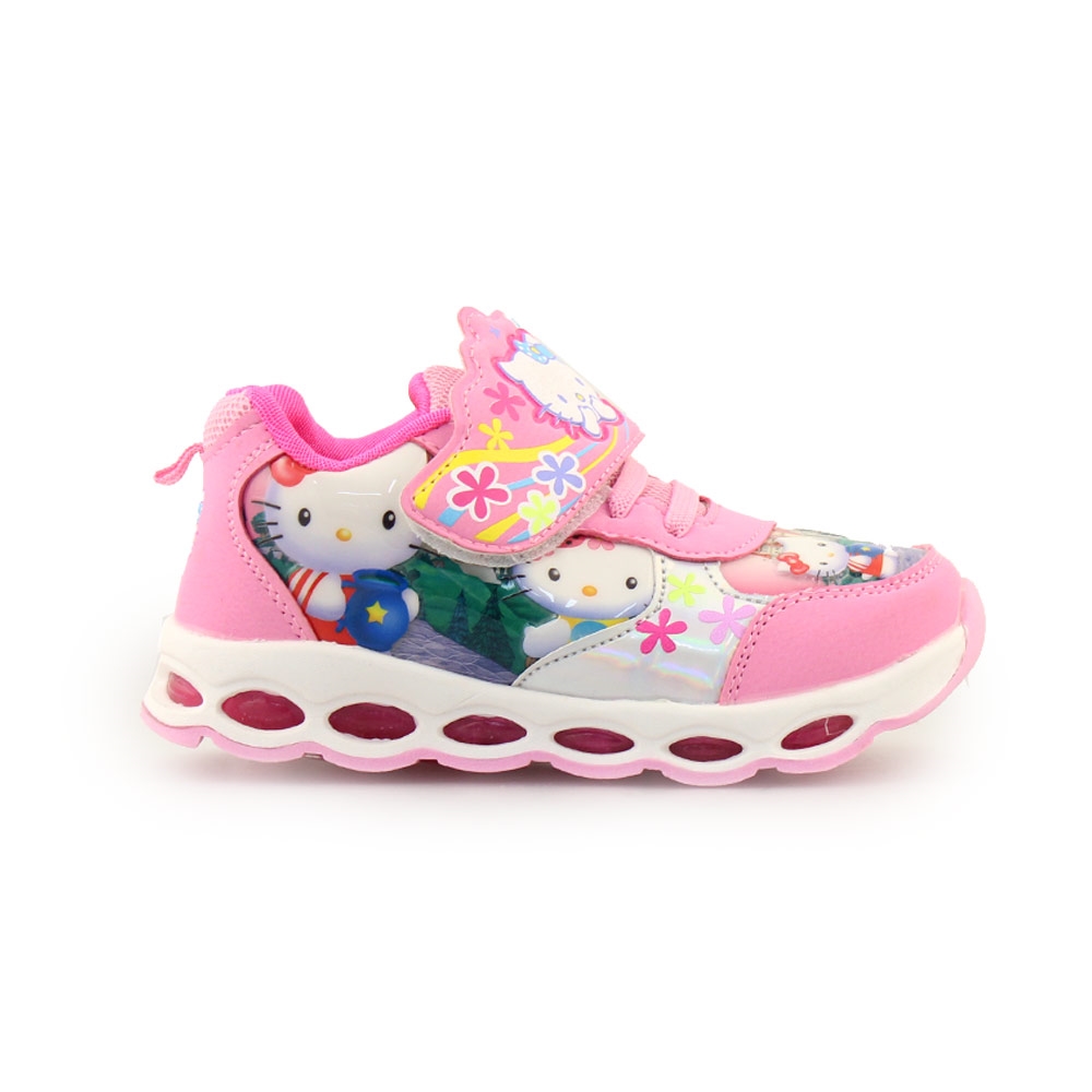 Παιδικά αθλητικά Hello Kitty με φωτάκια Ροζ