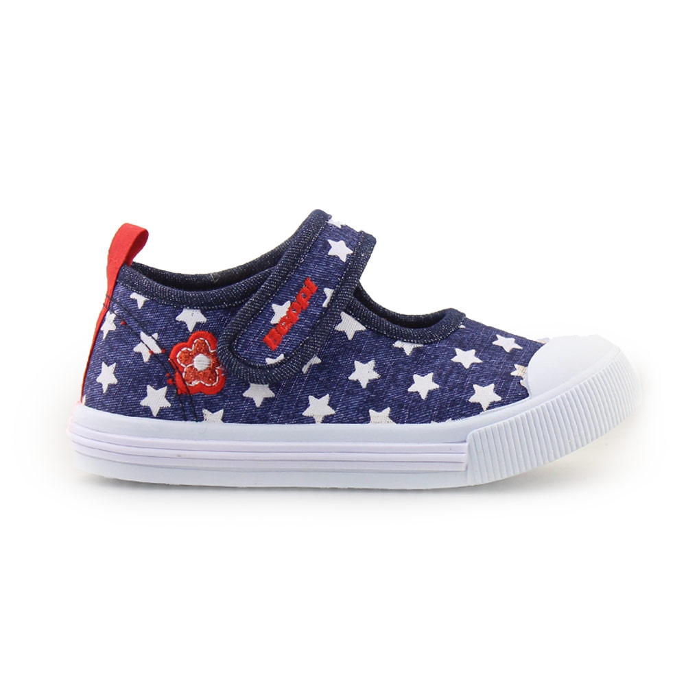 Παιδικά sneakers με λάστιχο και αστεράκια Μπλε