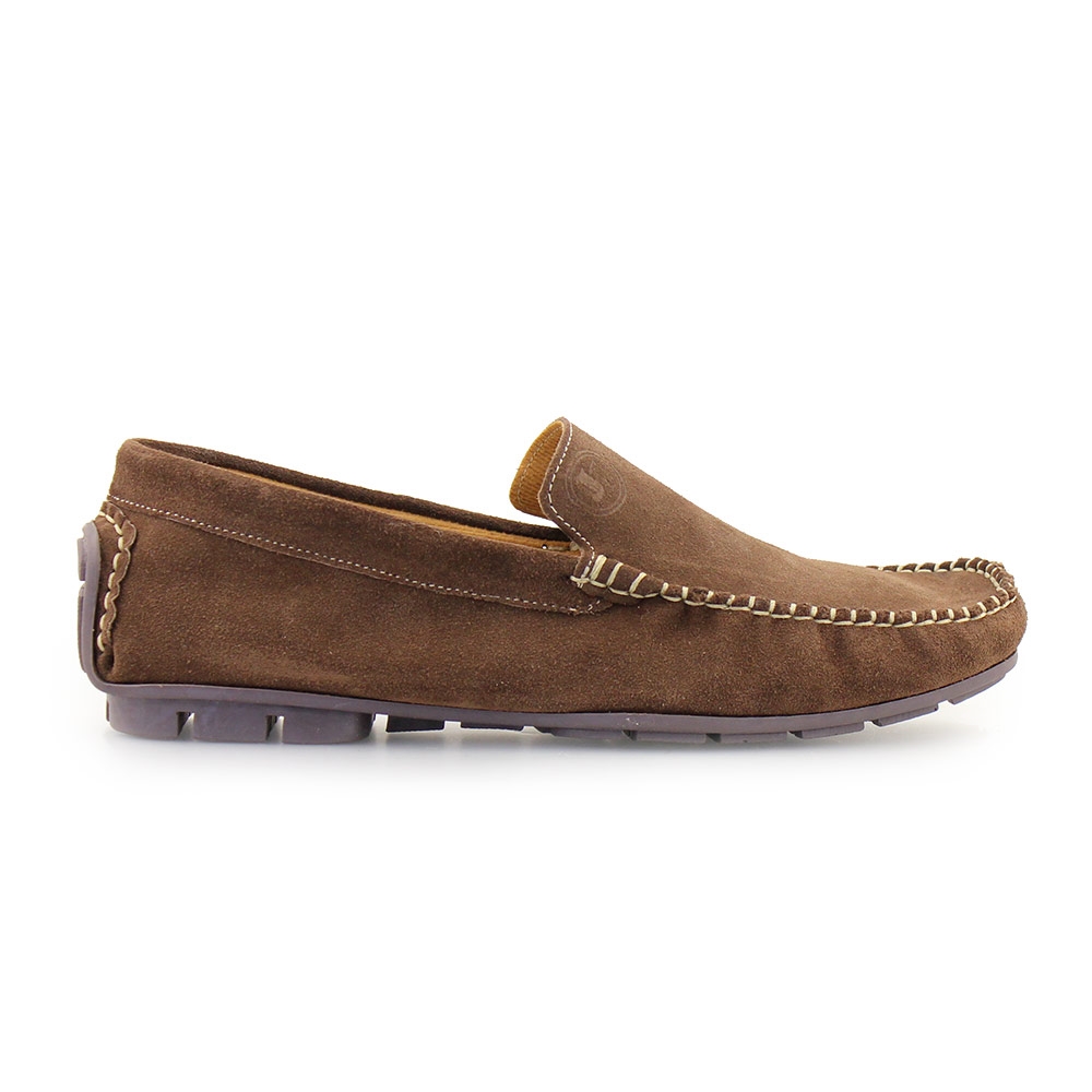 Ανδρικά δερμάτινα loafers Καφέ
