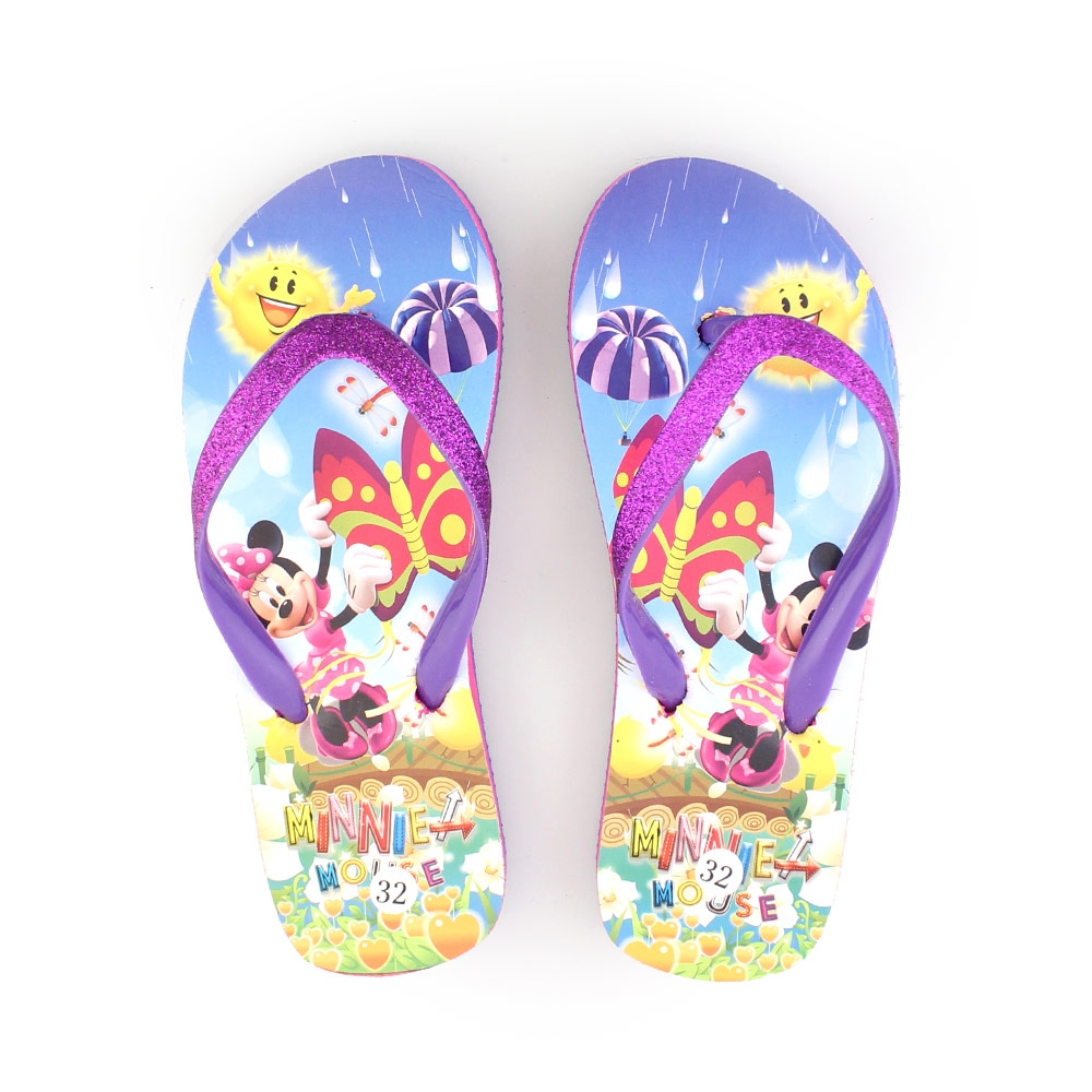 Παιδικές σαγιονάρες με Minnie Mouse Μωβ