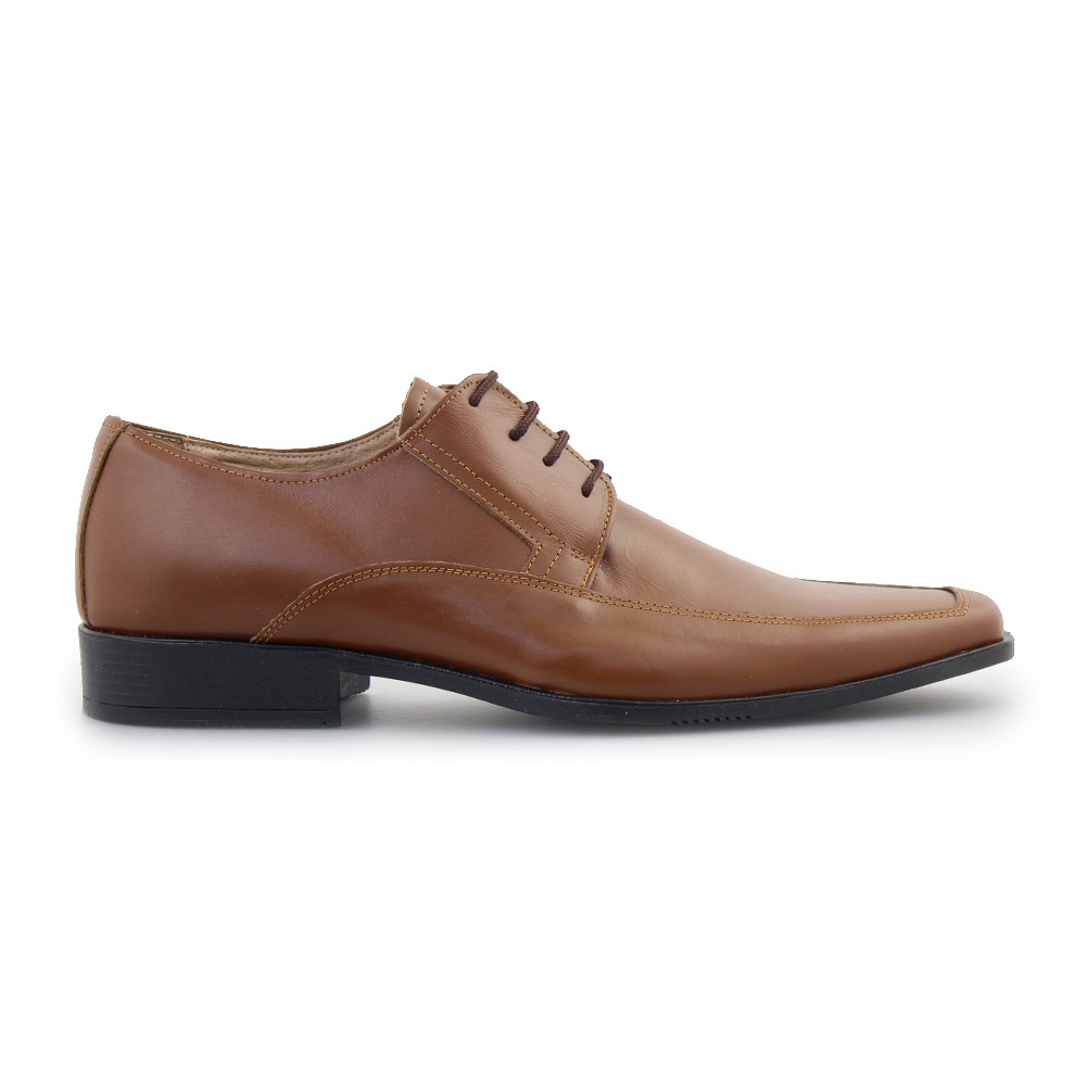 Ανδρικά δερμάτινα loafers σε τετράγωνη γραμμή Ταμπά