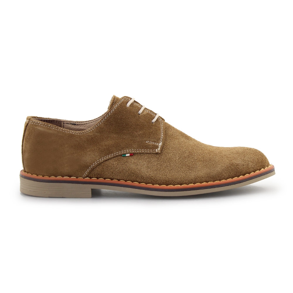 Ανδρικά δερμάτινα loafers καστόρινα Πούρο