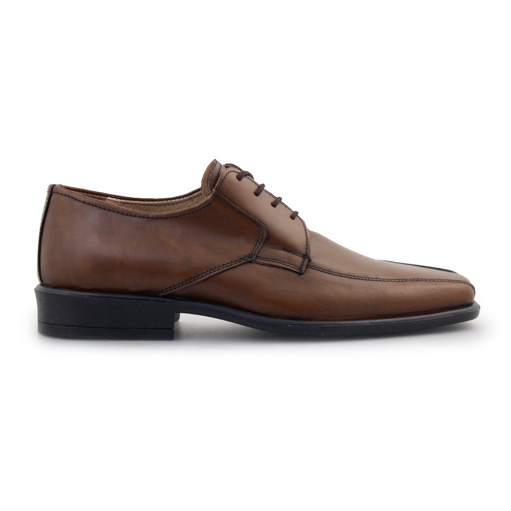 Ανδρικά δερμάτινα loafers με κάθετα γαζιά Ταμπά