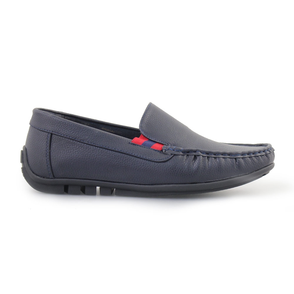 Ανδρικά loafers με διακοσμητικά γαζιά Μπλε