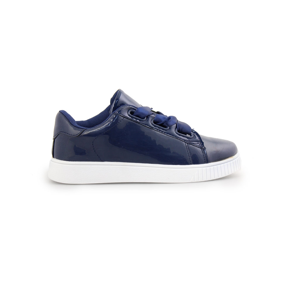 Παιδικά sneakers με σατέν κορδόνια Μπλε