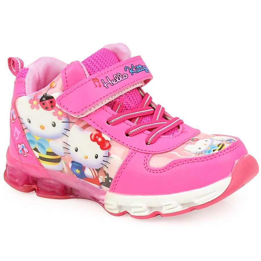 Παιδικά αθλητικά Hello Kitty με φωτάκια Φούξια