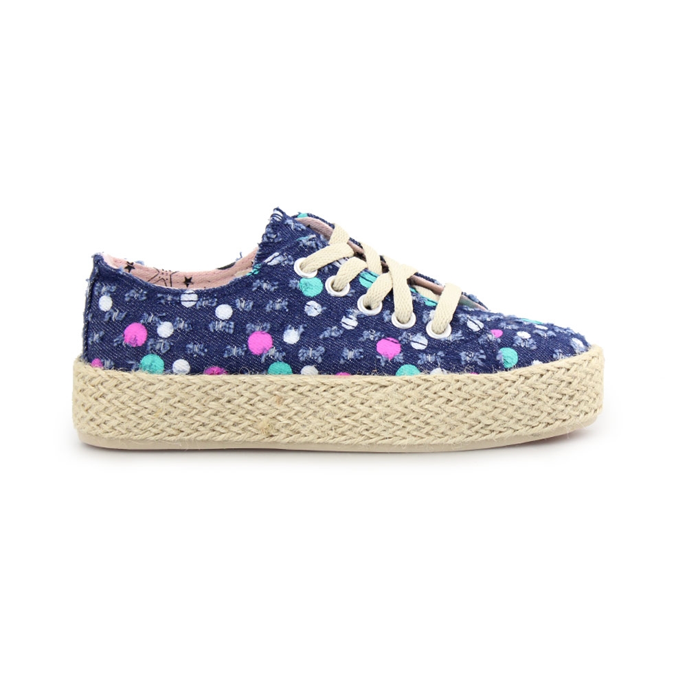 Παιδικά sneakers με πολύχρωμους κύκλους Navy