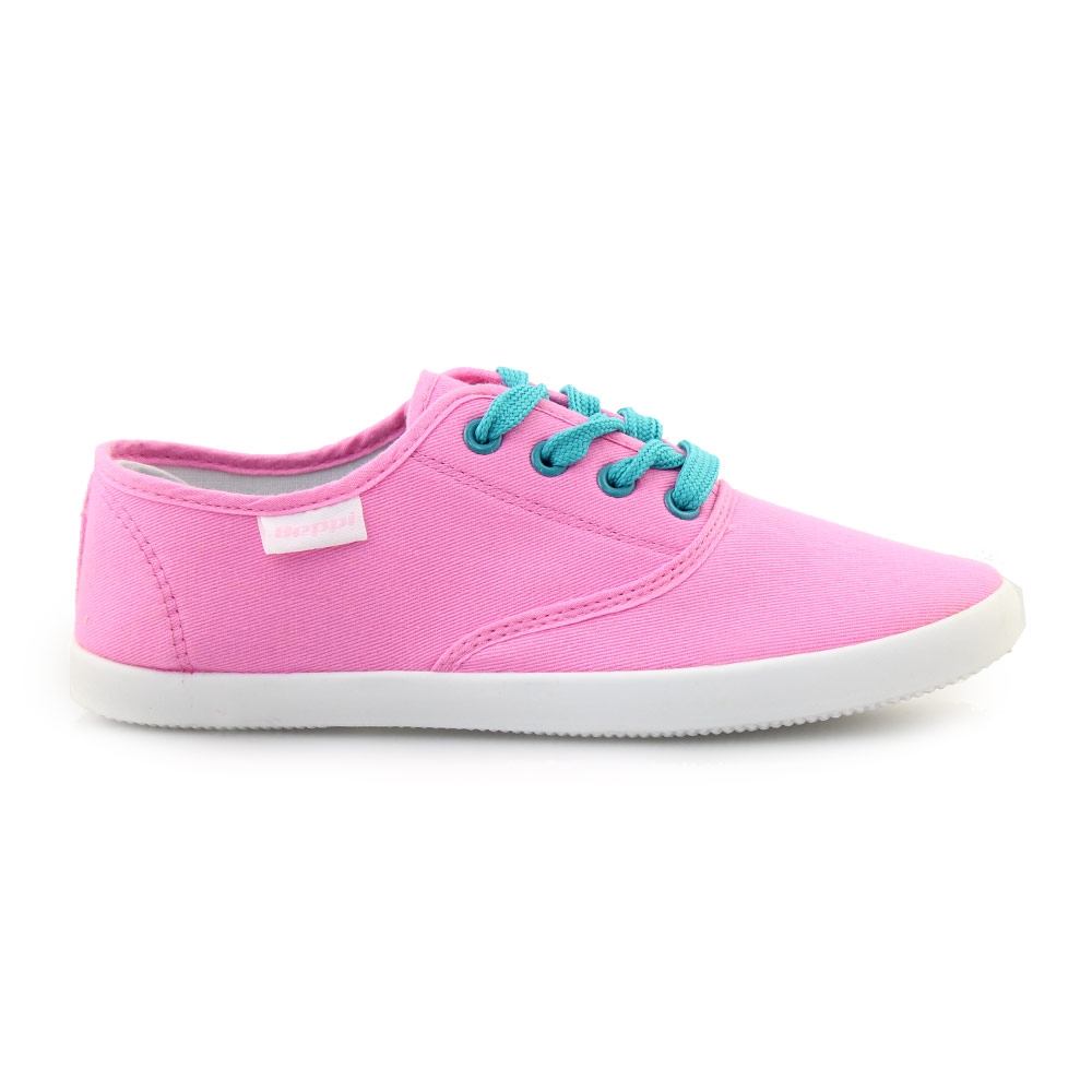 Γυναικεία sneakers μονόχρωμα Φούξια
