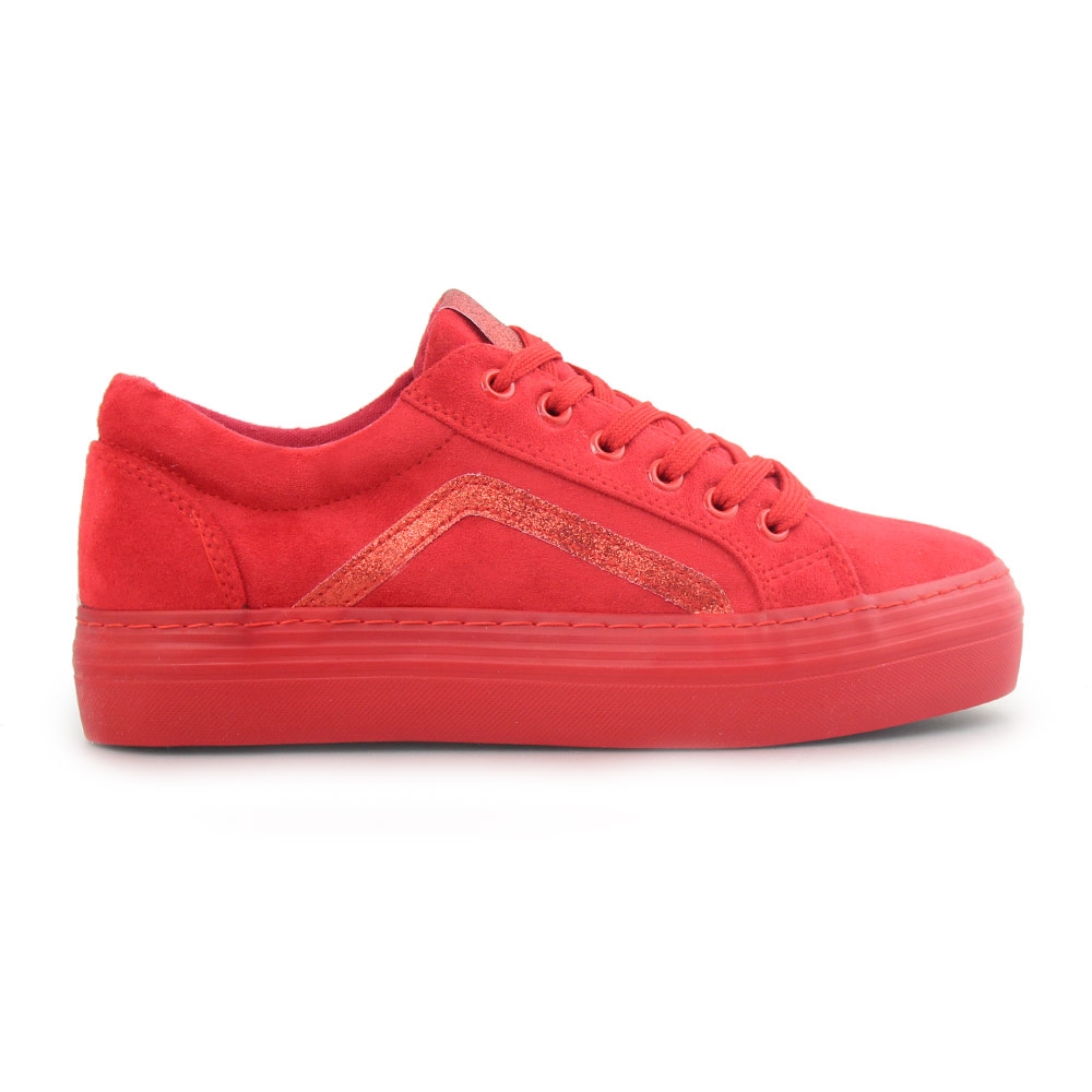Γυναικεία sneakers με διακοσμητικό σχέδιο Κόκκινο