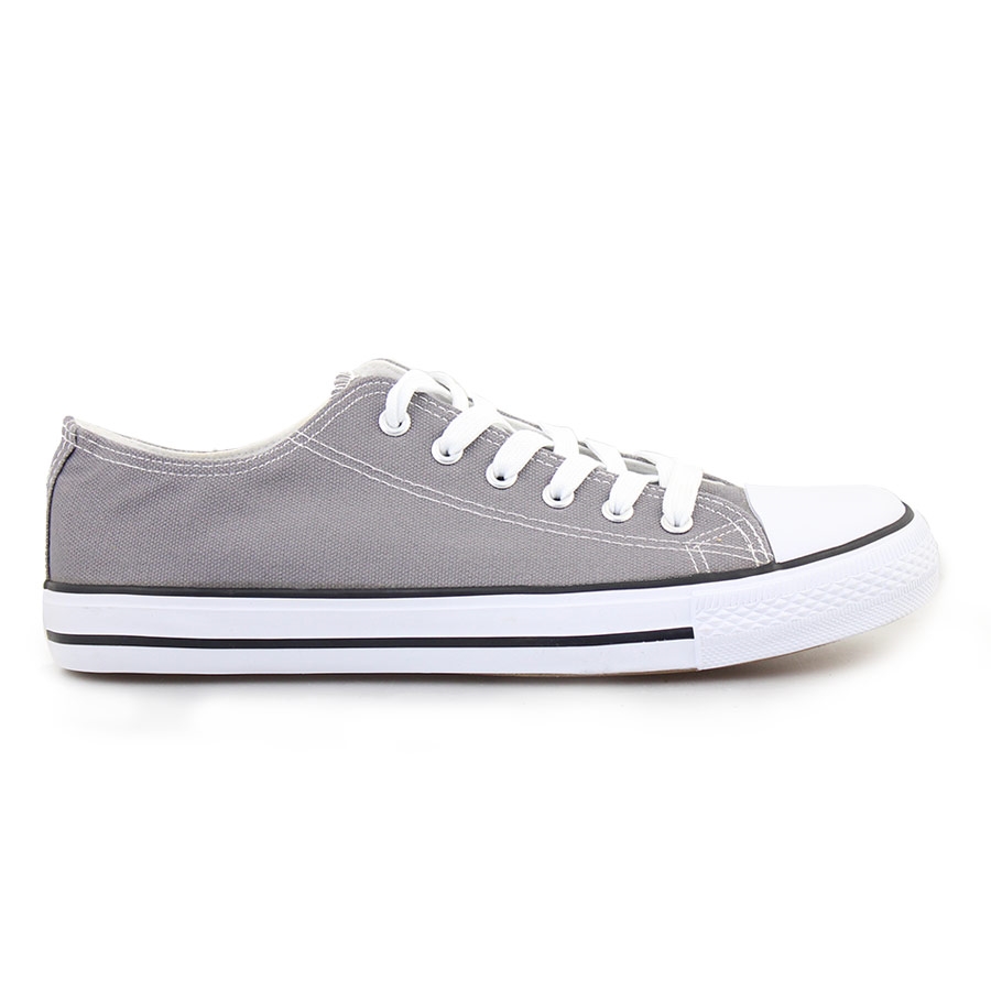 Ανδρικά sneakers με κορδόνια Γκρι