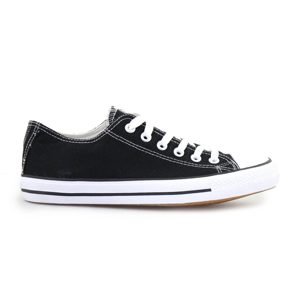 Ανδρικά sneakers με κορδόνια Μαύρο