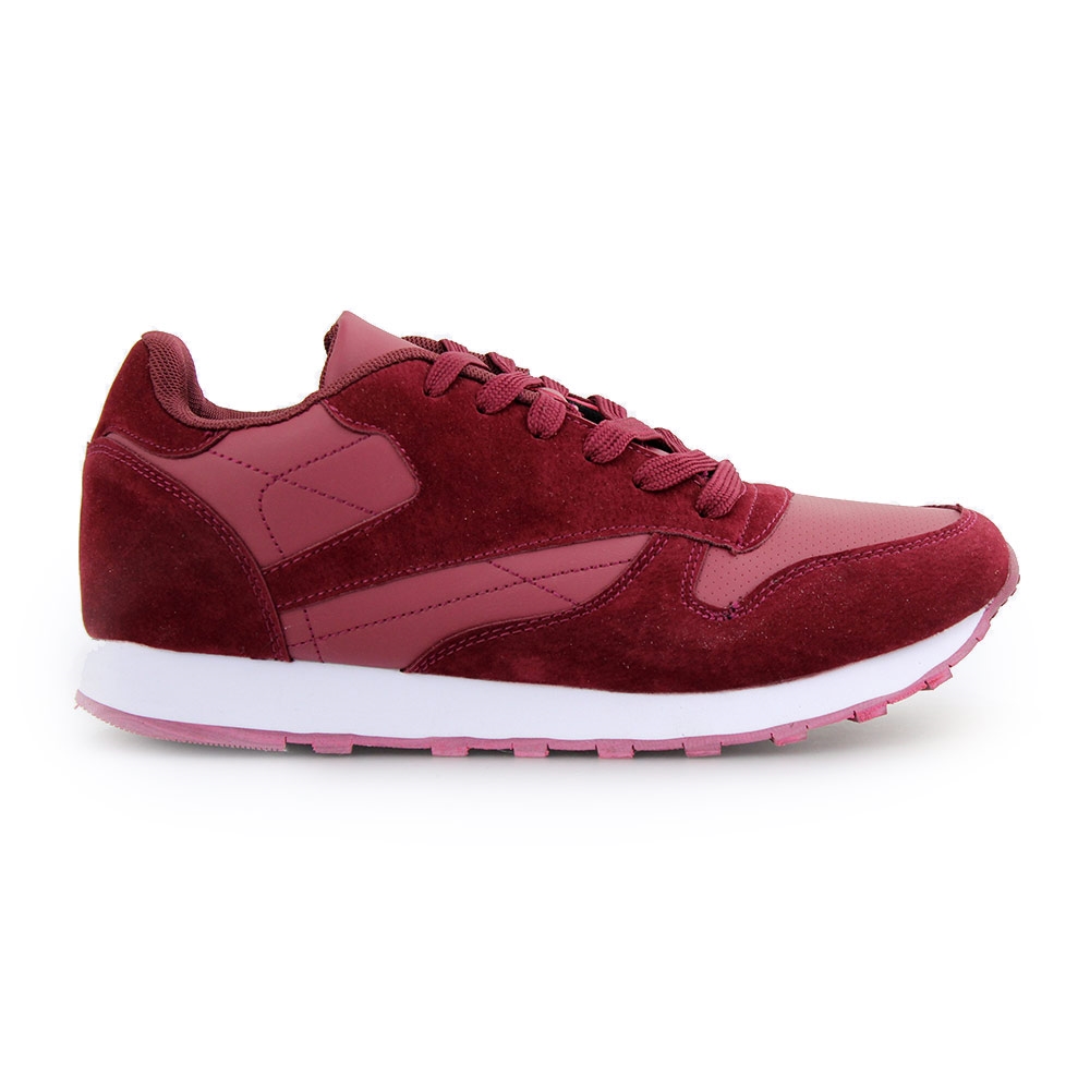 Ανδρικά sneakers μονόχρωμα Μπορντώ