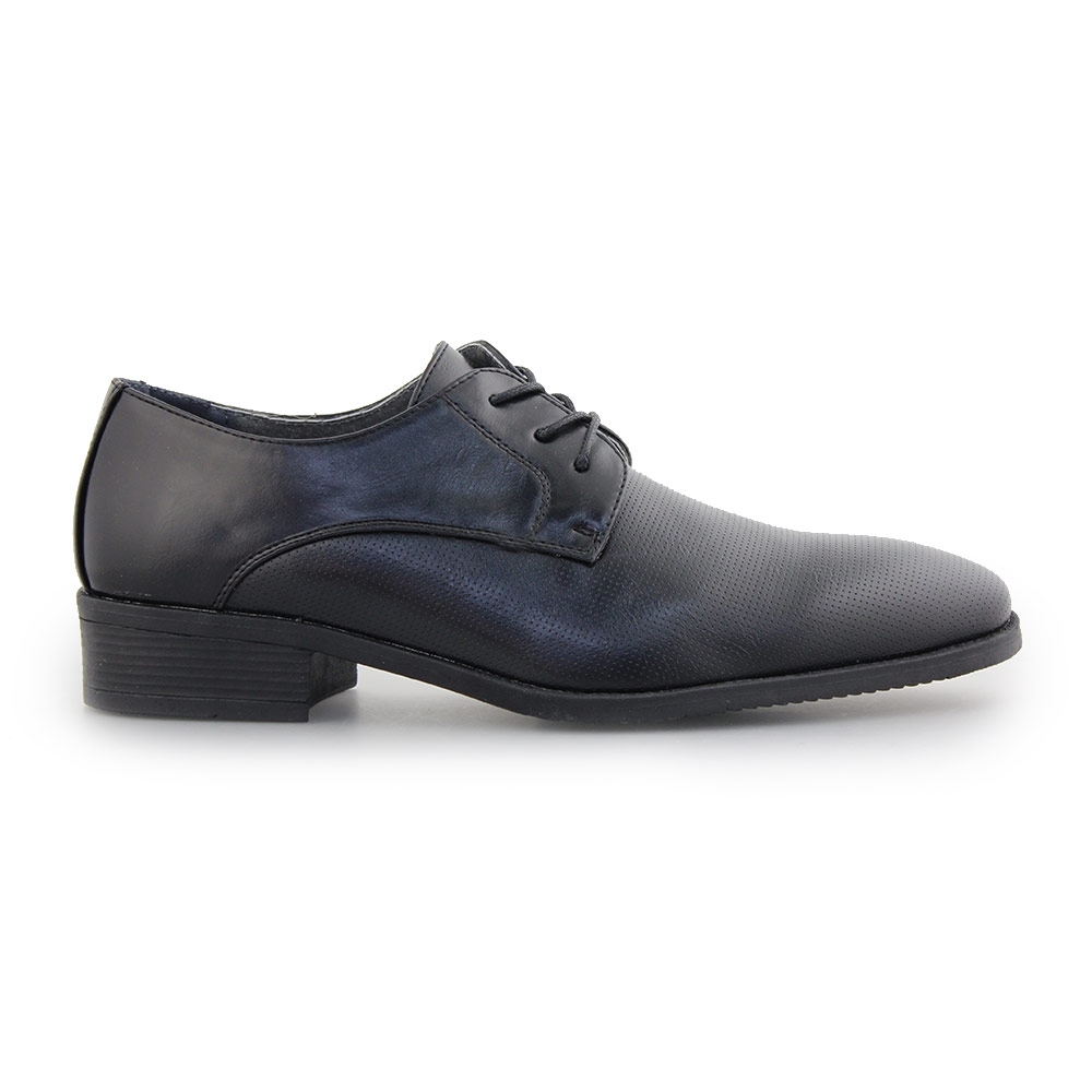 Ανδρικά loafers με ανάγλυφο μοτίβο Μαύρο