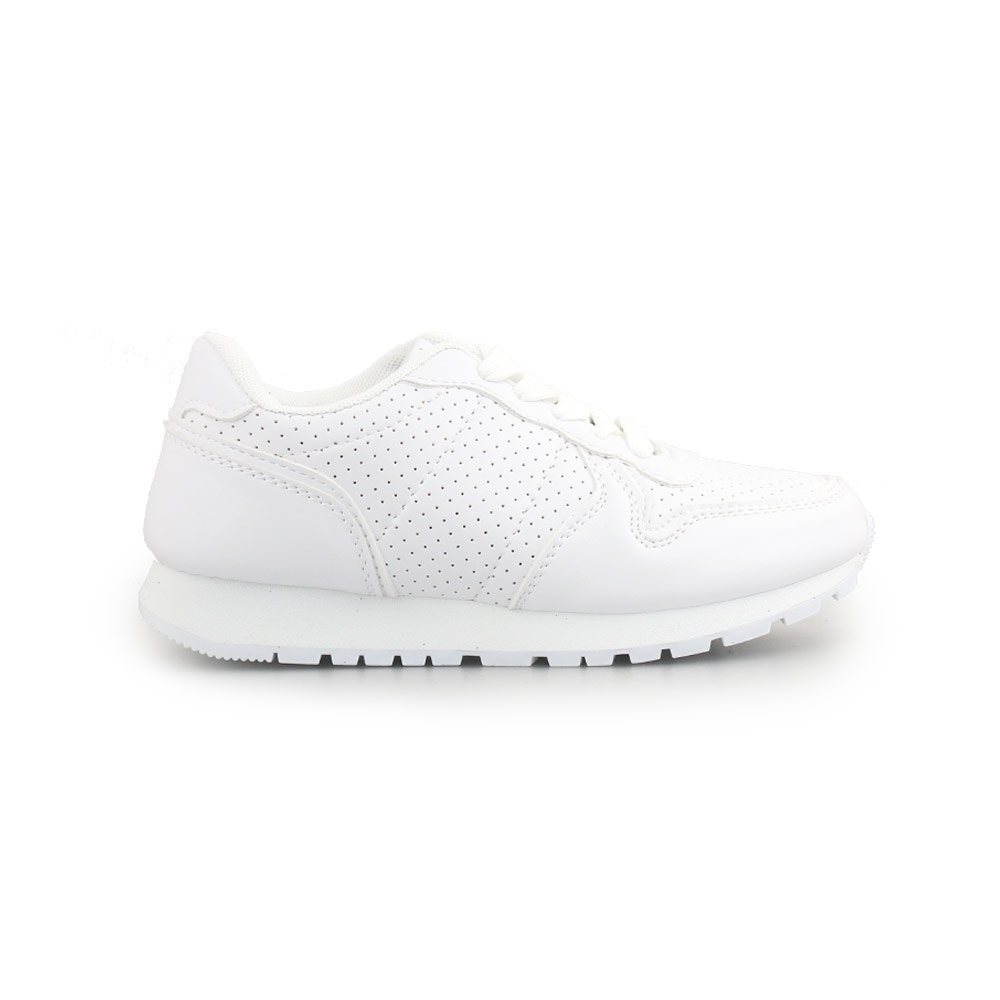 Παιδικά sneakers με κορδόνια και λεπτομέρειες Λευκό