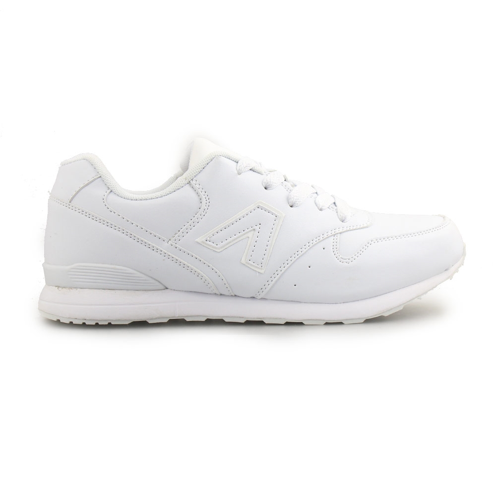 Ανδρικά sneakers με λεπτομέρεια στο πλάι Λευκό