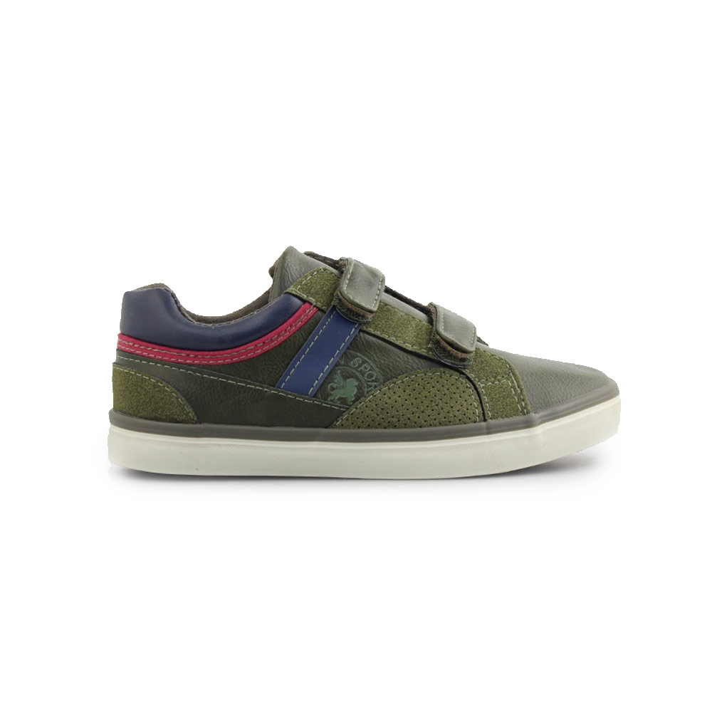 Παιδικά sneakers με αυτοκόλλητα και λεπτομέρειες Πράσινο