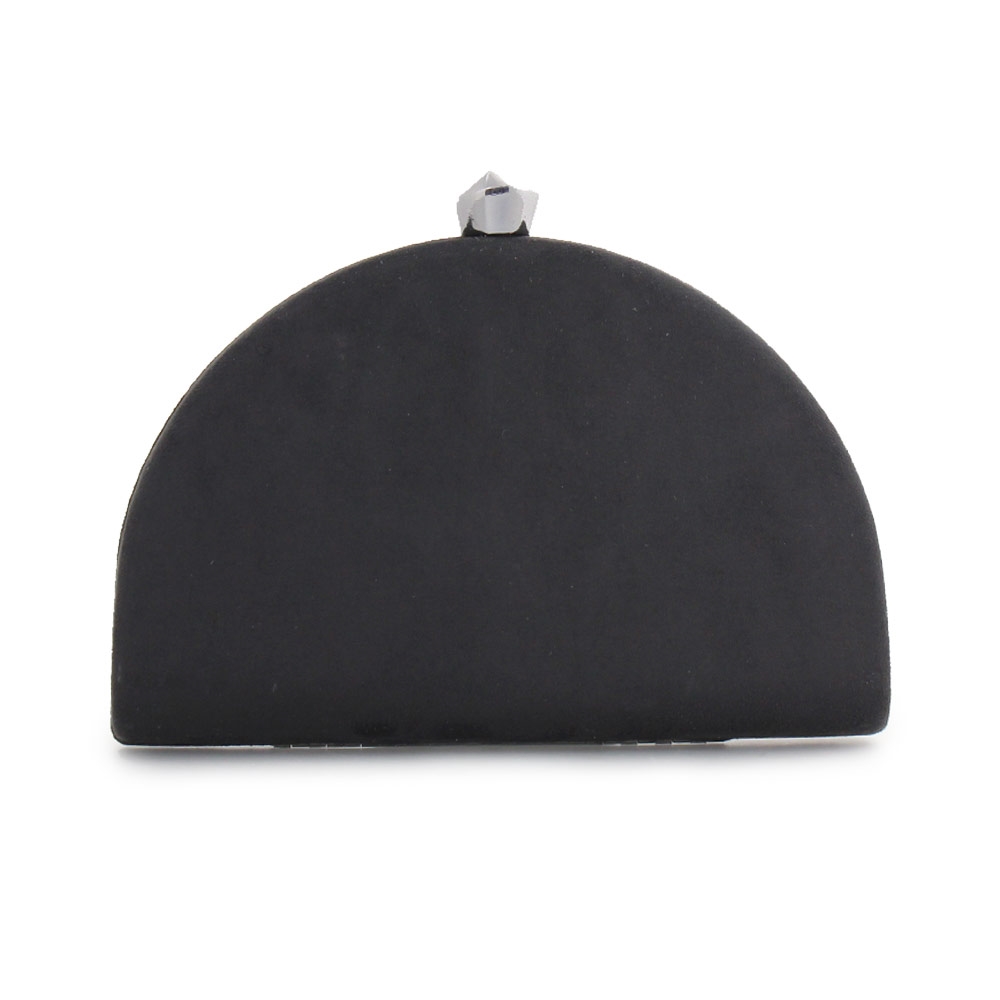 Γυναικείοι φάκελοι clutch βελουτέ Μαύρο