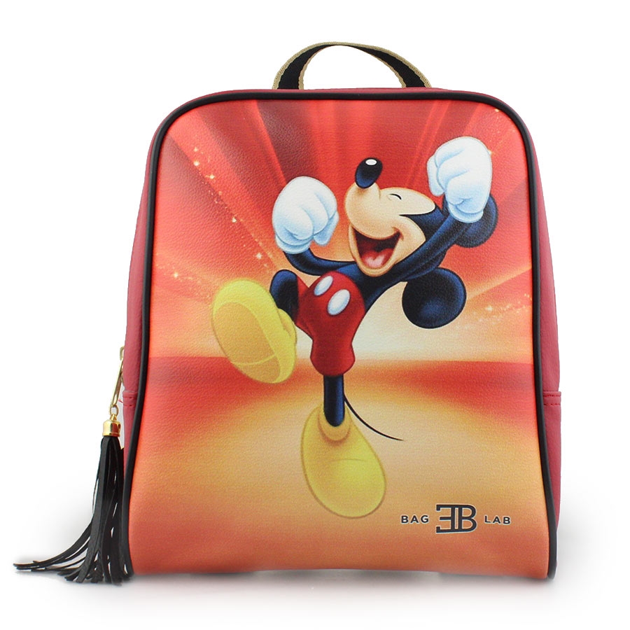 Γυναικεία σακίδια πλάτης με τον Mickey mouse Κόκκινο