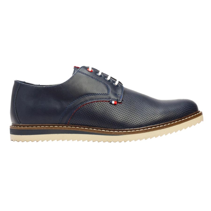 Ανδρικά loafers με ανάγλυφο μοτίβο Navy
