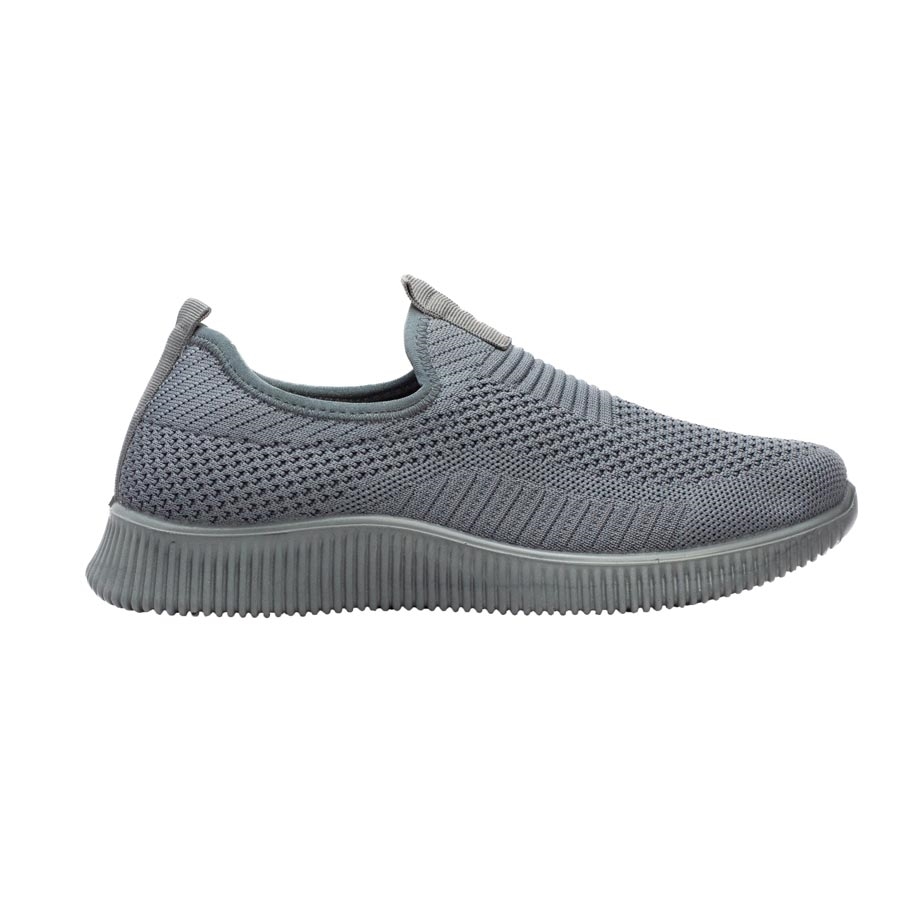 Ανδρικά sneakers υφασμάτινα ελαστικά Γκρι