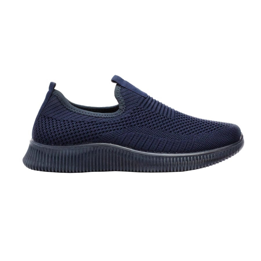 Ανδρικά sneakers υφασμάτινα ελαστικά Navy